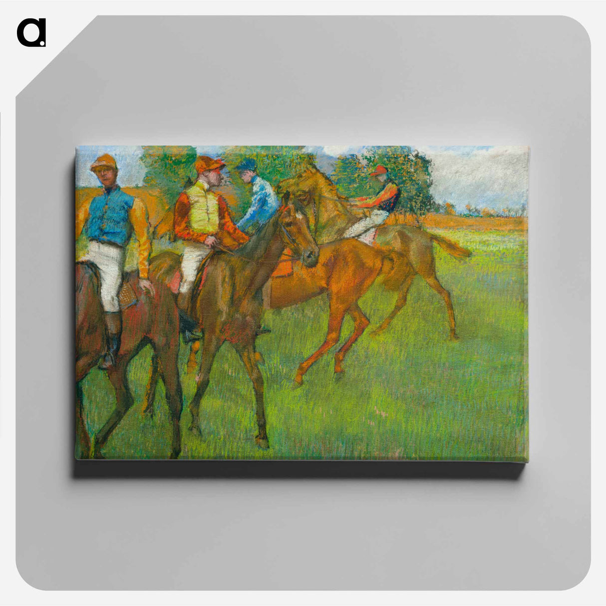 アートパネル-Before the Race
 - クリーブランド美術館 Canvas.