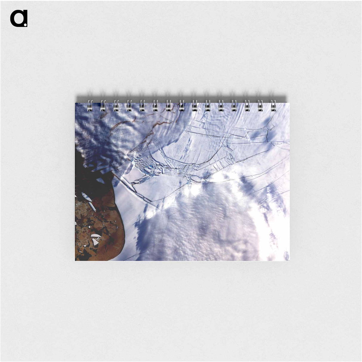 アートメモ帳-Wilkins Ice Shelf, Antarctic Peninsula
 - 上空からの地球 Memo.