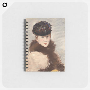 アートメモ帳-Mery Laurant Wearing a Small Toque - エドゥアール マネ Memo.