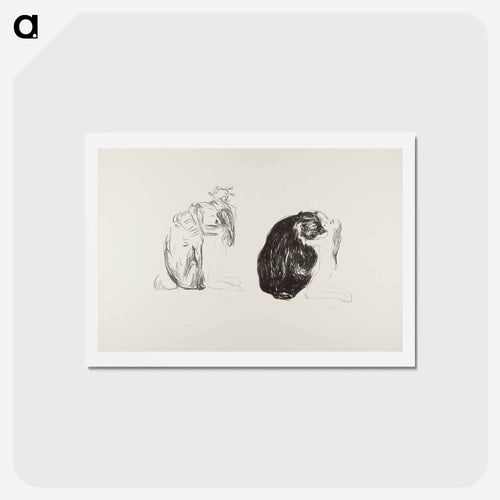 The Bear - エドヴァルド ムンク Postcard.