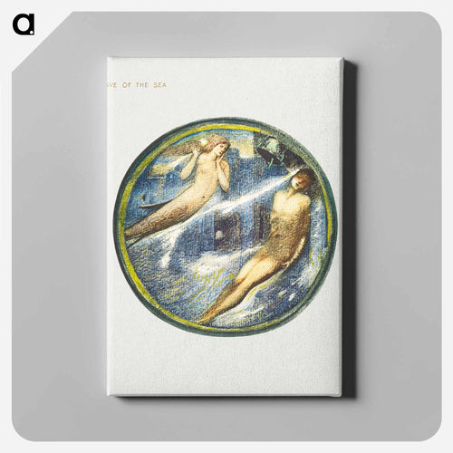 Grave of the Sea - エドワード バーン ジョーンズ Canvas.