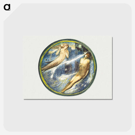 アートポストカード-Grave of the Sea - エドワード バーン ジョーンズ Postcard.