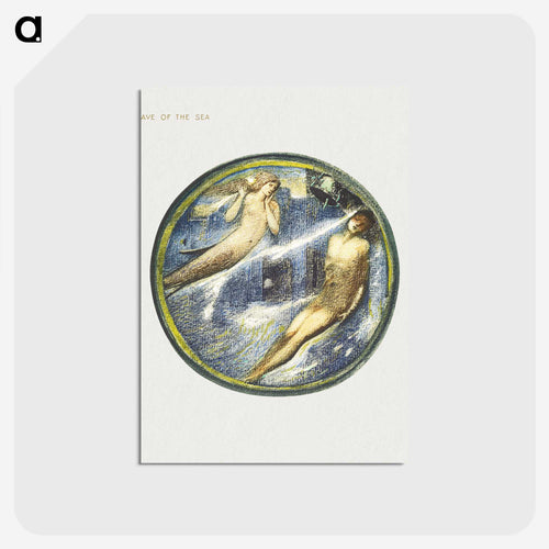Grave of the Sea - エドワード バーン ジョーンズ Postcard.