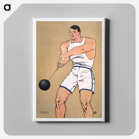 アートパネル-Hammer thrower - エドワード ペンフィールド Canvas.