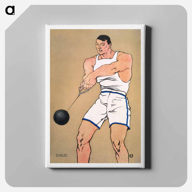 アートパネル-Hammer thrower - エドワード ペンフィールド Canvas.