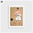 アートポストカード-Hammer thrower - エドワード ペンフィールド Postcard.