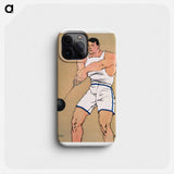 Hammer thrower - Edward Penfield Phone Case.