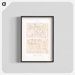 アートポスター-Funerary Bas-Reliefs
 - エジプト美術史 Poster.