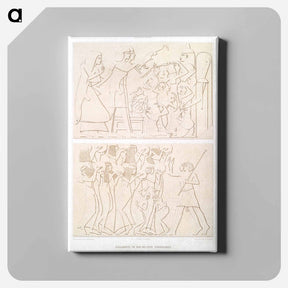 アートパネル-Funerary Bas-Reliefs
 - エジプト美術史 Canvas.