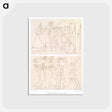 アートポストカード-Funerary Bas-Reliefs
 - エジプト美術史 Postcard.