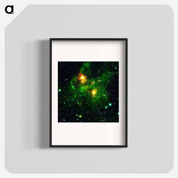 GLIMPSE360: Green Mist Illuminated
 - ハッブル画像 Poster.