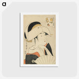 2-43_Kitagawa-Utamaro_hagaki