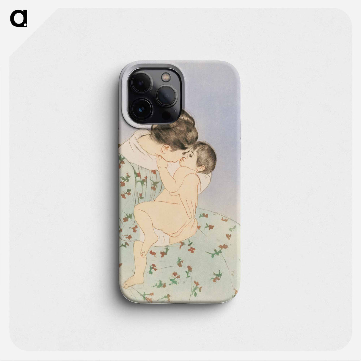 Mother's Kiss - Mary Cassatt Phone Case.