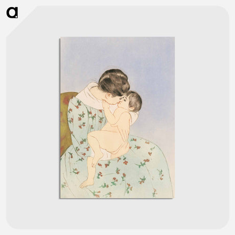 アートポストカード-Mother’s Kiss - メアリー カサット Postcard.