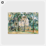 アートポストカード-House and Trees - ポール セザンヌ Postcard.