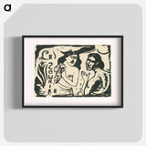 Two - ポール ゴーギャン Poster.