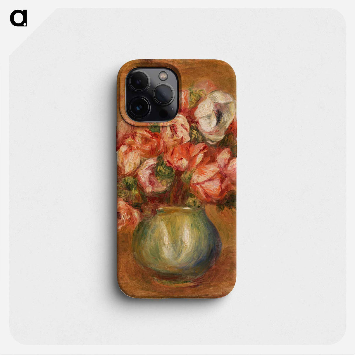 Anemones - Pierre Auguste Renoir Phone Case.