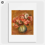 Anemones - Pierre-Auguste Renoir Poster.