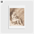アートポストカード-Seated Female Nude - レンブラント ファン レイン Postcard.