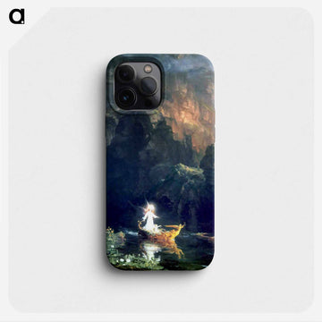 The Voyage of Life: Childhood (detail) - トーマス コール Phone Case.