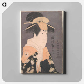 アートパネル-Segawa Tomisaburō II as Yadorigi in the Play "Hana Ayame Bunroku Soga" - 東洲斎 写楽 Canvas.