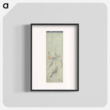 アートポスター-Langoustine en kleine vissen - 歌川 国芳 Poster.
