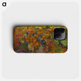 The Red Vineyard - Vincent van Gogh Phone Case.