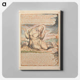 Jerusalem, Plate 92, "What do I see!...." - William Blake Canvas.