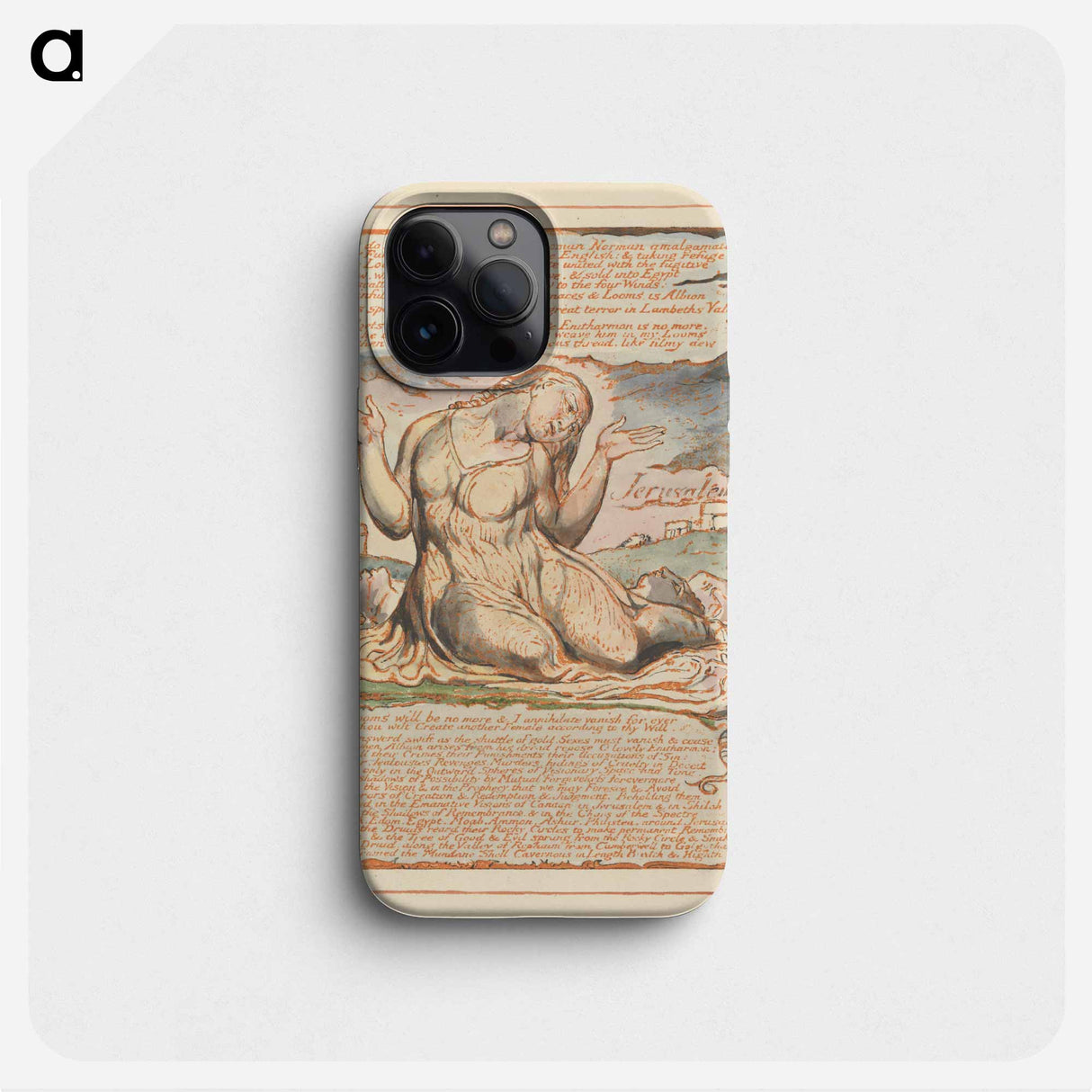 Jerusalem, Plate 92, "What do I see!...." - ウィリアム ブレイク Phone Case.