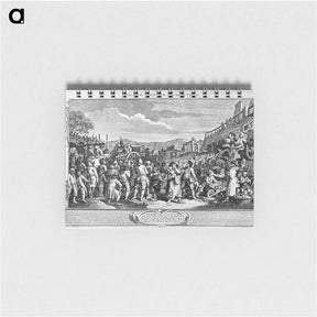 アートメモ帳-Tyburn Large - ウィリアム ホガース Memo.