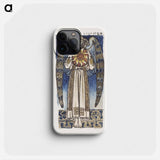 Day- Angel Holding a Sun - William Morris Phone Case.