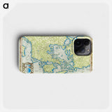 Kaart van Griekenland - アンティーク地図 Phone Case.