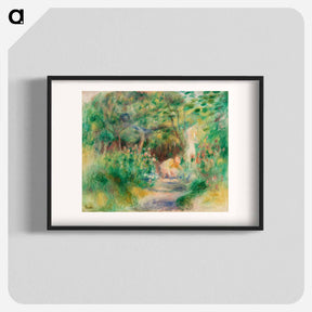 アートポスター-Landscape with Woman Gardening
 - バーンズ・コレクション Poster.