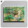 アートパネル-Landscape with Woman Gardening
 - バーンズ・コレクション Canvas.