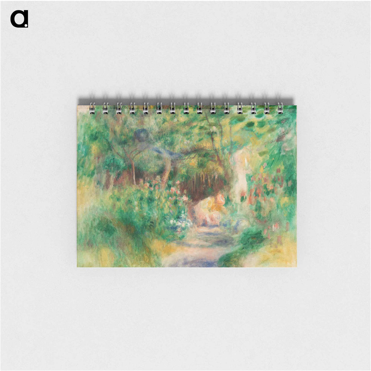 アートメモ帳-Landscape with Woman Gardening
 - バーンズ・コレクション Memo.