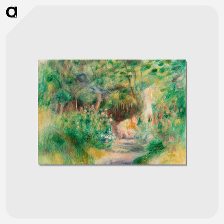 アートポストカード-Landscape with Woman Gardening
 - バーンズ・コレクション Postcard.