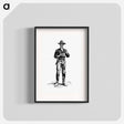 アートポスター-Cowboy from The West From A Car-Window
 - 大英図書館 Poster.