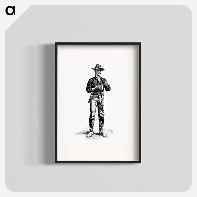 アートポスター-Cowboy from The West From A Car-Window
 - 大英図書館 Poster.