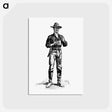 アートポストカード-Cowboy from The West From A Car-Window
 - 大英図書館 Postcard.