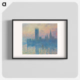 The Houses of Parliament, Sunset - Claude Monet Poster.