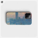 The Houses of Parliament, Sunset - Claude Monet Phone Case.