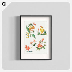 アートポスター-Floral Designs with Two Birds
 - クリーブランド美術館 Poster.
