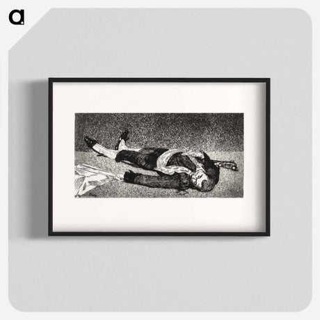 アートポスター-Dead toreador - エドゥアール マネ Poster.