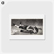 アートポストカード-Dead toreador - エドゥアール マネ Postcard.