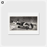 アートポストカード-Dead toreador - エドゥアール マネ Postcard.