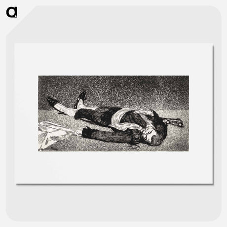 アートポスター-Dead toreador - エドゥアール マネ Poster.