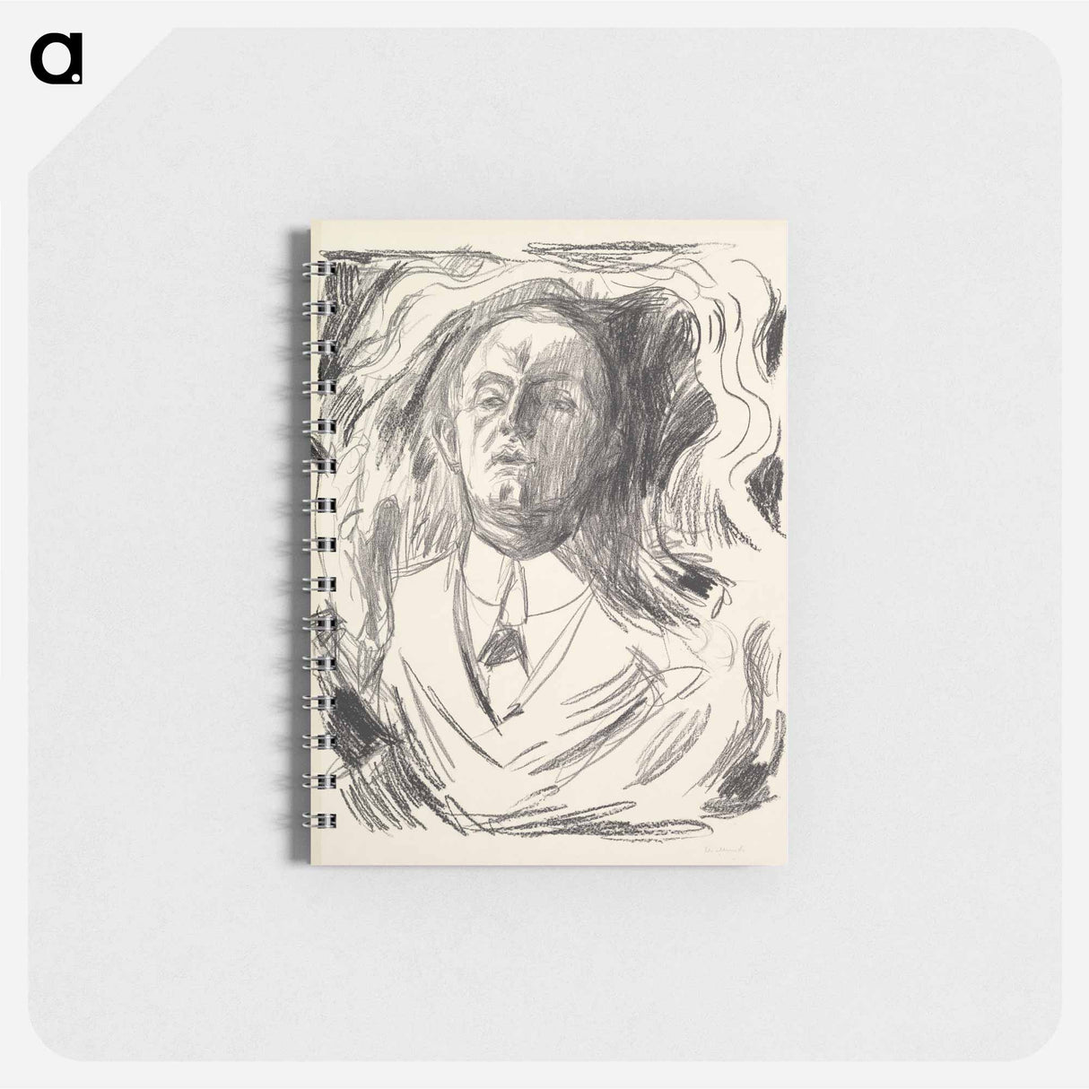 Self-Portrait with a Cigar - エドヴァルド ムンク Memo.