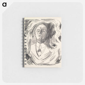 アートメモ帳-Self-Portrait with a Cigar - エドヴァルド ムンク Memo.