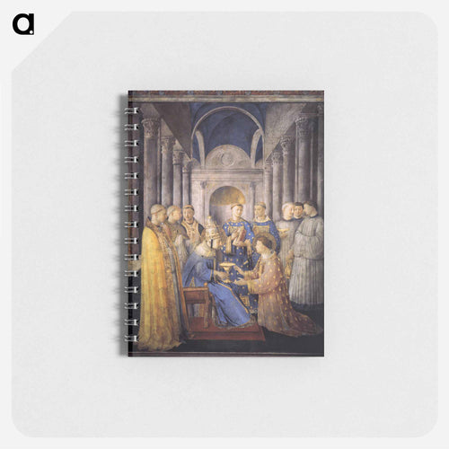 St. Peter Consacrates St. Lawrence as Deacon - フラ アンジェリコ Memo.