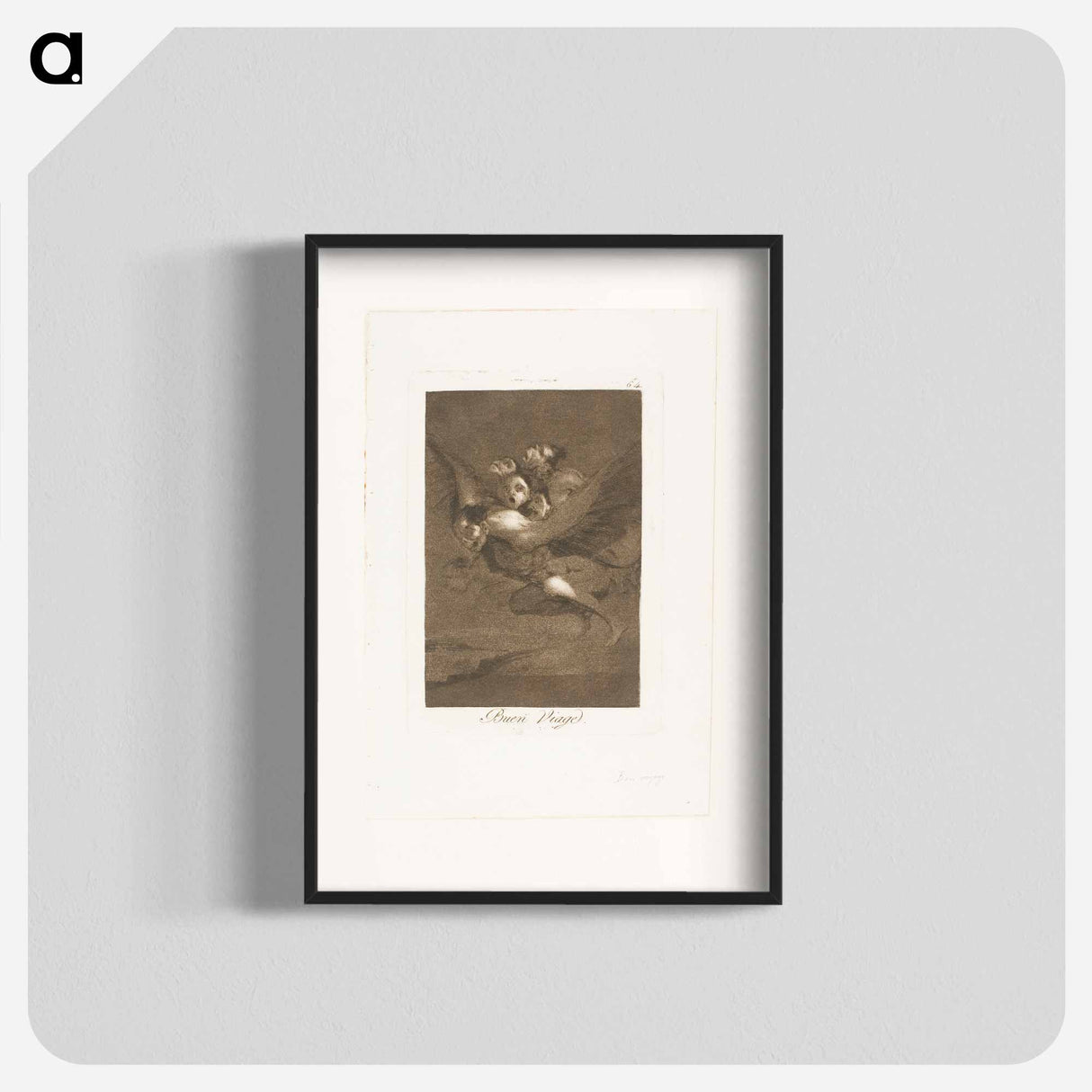 Bon voyage - Francisco de Goya Poster.